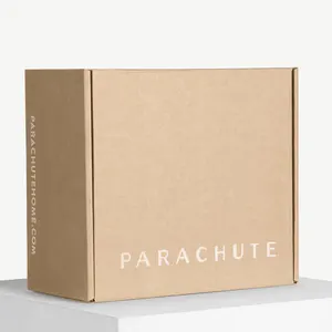 Caja de cartón corrugado con impresión de logotipo personalizado, cartón ecológico para correo electrónico, embalaje grande