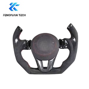 Volante Deportivo Mejorado de Fibra de Carbono Roja con LED y Calefacción para <span class=keywords><strong>Mazda</strong></span> <span class=keywords><strong>3</strong></span> 6 CX4 CX5 CX8 CX9 <span class=keywords><strong>MX5</strong></span> CX30 CX50 CX90 <span class=keywords><strong>2019</strong></span> 2020 - Product Image 6