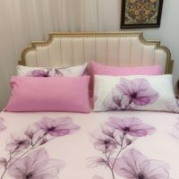En stock, prêt à être expédié, ensemble de draps de lit en tissu épais au toucher coton, 6 pièces, taille King Queen, ensemble de literie