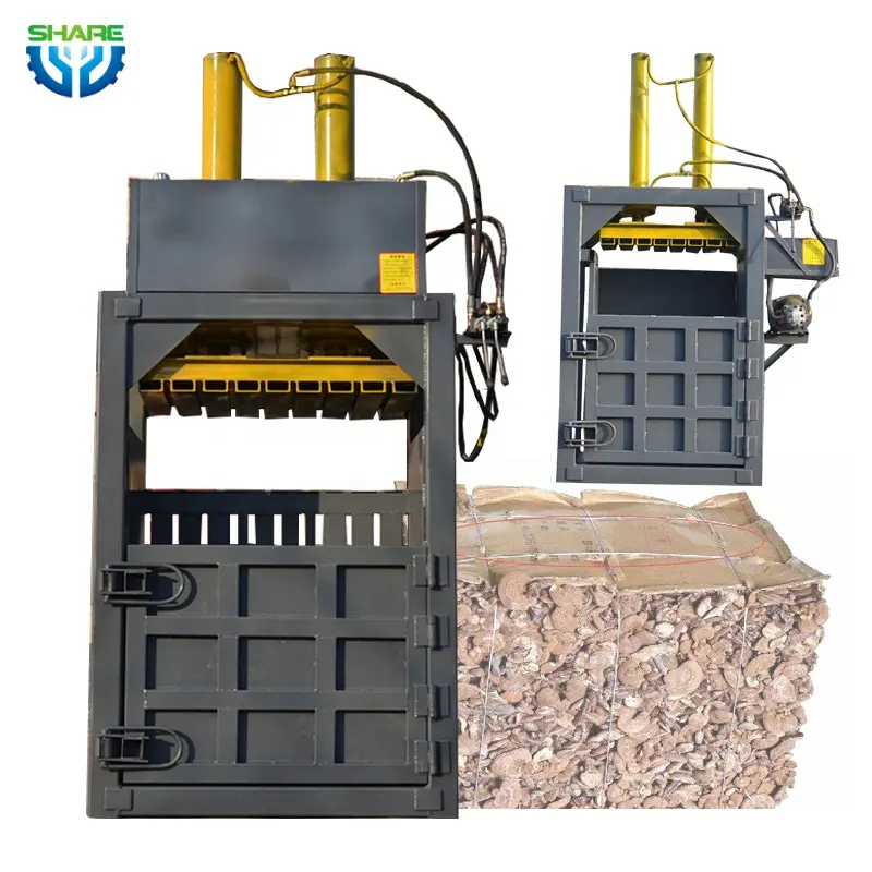 Automation Portable PP Foam Compress Baler Twine Machine for Used Clothing Cardboard Baling Press Machine Price