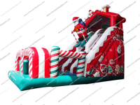 Toboggan gonflable Père Noël skitant, Jouets en peluche, Tente gonflable, Machine de flipper, Château gonflable pour enfant, Voiture jouet, Tente gonflable