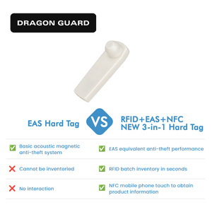Thẻ bán lẻ ba bảo mật mớ<span class=keywords><strong>i</strong></span> đến EAS/RFID/NFC được kích hoạt để quản lý hàng tồn kho chống trộm trong các cửa hàng quần áo - Product Image 2