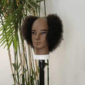 100% vrais cheveux humains hommes <span class=keywords><strong>coiffure</strong></span> formation tête coupe pratique Mannequin tête pour Salon - Product Image 2