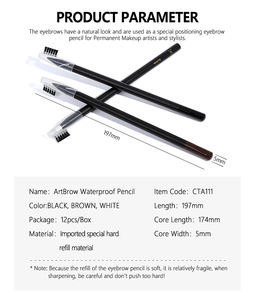 Lápiz de cejas a prueba de agua, maquillaje cosmético - Product Image 4