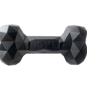 Jouet à mâcher en caoutchouc écologique de luxe Diamond Bone - Jouet distributeur de friandises pour la dentition et le mastication pour chiens de petite/moyenne/grande taille - Utilisation quotidienne - Product Image 1