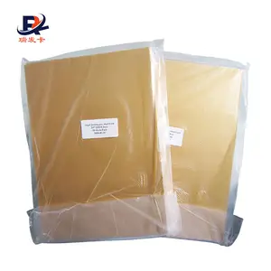 Pasokan langsung pabrik 0.3/0.2/0.18/0.15mm lembar cetak PVC dilapisi Inkjet putih/perak/emas