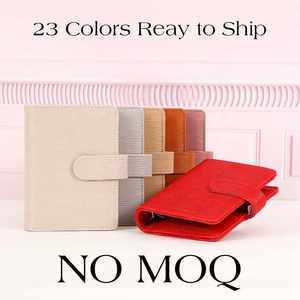 Hongbo superventas 23-Color A7 Epi 6-Gold-Ring Budget Binder Wallet como embragues portátiles para mujeres con Fly Leaf disponible - Product Image 3