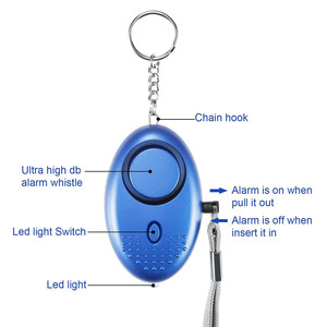 <span class=keywords><strong>Alarma</strong></span> Personal Antiviolación con Llavero, 130dB, SOS, Emergencia, Portátil, Linterna LED, Autodefensa - Product Image 4