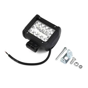 60W 12V <span class=keywords><strong>LED</strong></span> Barre lumineuse de travail étanche, anti-poussière et antichoc pour camion SUV ATV UTV Bateau <span class=keywords><strong>Lumen</strong></span> élevé - Product Image 4