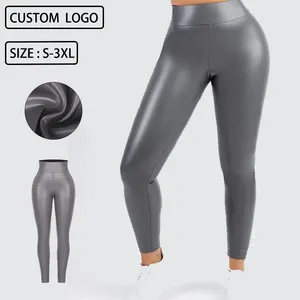 Nouveau design de vêtements de sport taille moyenne grande taille pour femmes pantalons de jogging pour fitness, sauna, gym, pantalons de yoga serrés