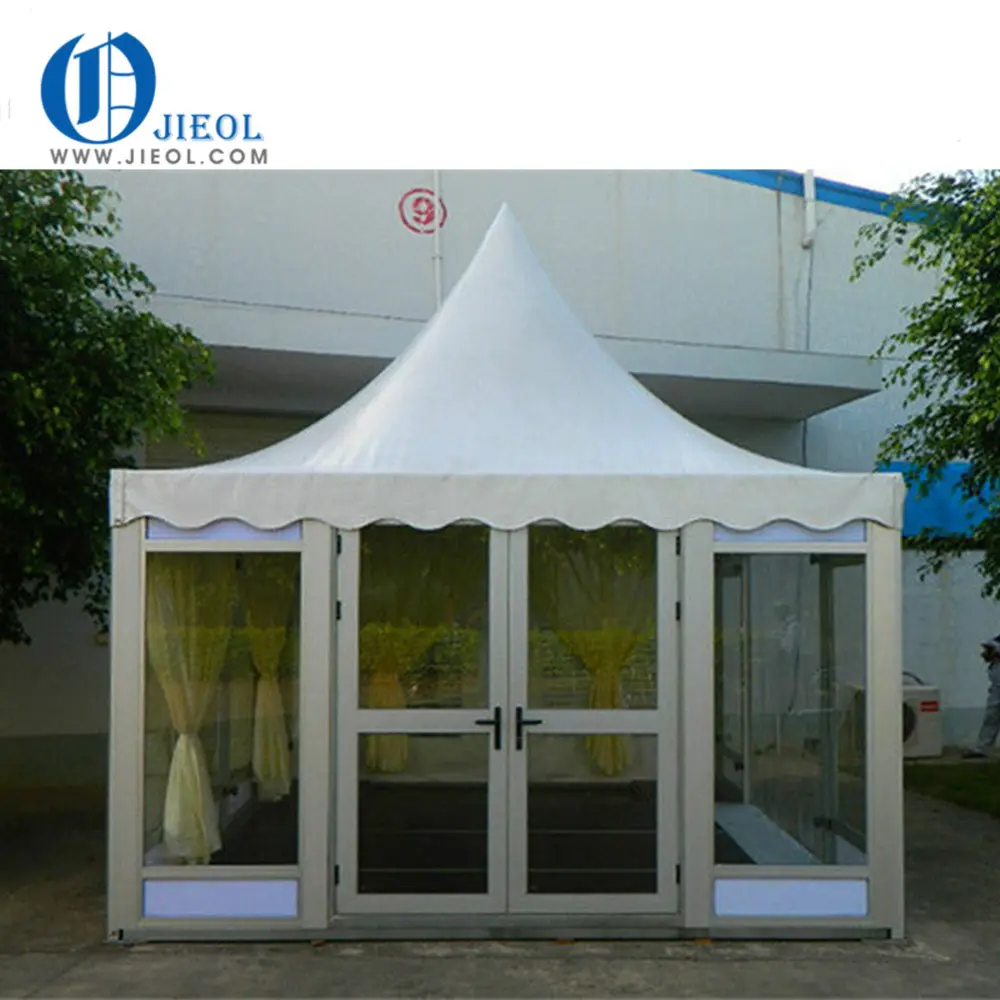 Guangzhou wholesale pagoda tent 3x3, 4x4, 5x5, 6x6, 10x10 for events/high canopy tent