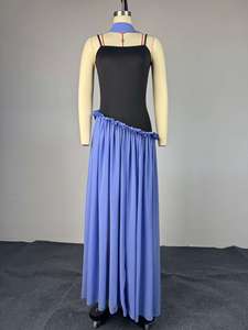 Nuovi Arrivi: Abito Donna Senza Maniche in Due Colori, Vestito Lungo Plissettato, Taglie Plus S-2XL - Product Image 6