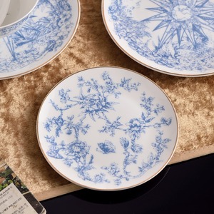 Lucky Star Bone China Mug Creative Decal Steak Western Plat Dessert Assiette Couverts Couple Décoration de La Maison Couverts Ensemble - Product Image 5