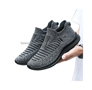 รองเท้าผ้าใบผู้ชายแบบสวมลำลอง ระบายอากาศ น้ำหนักเบา กันลื่น พื้นยางวัลคาไนซ์  แบบผูกเชือก  สำหรับเดินเล่นกลางแจ้ง  ปี 2023 - Product Image 4