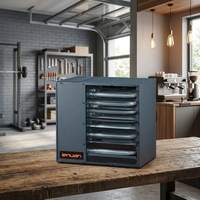 Chauffage industriel indirect au gaz naturel LENUAN 40KW pour atelier, entrepôt, salle de travail, équipement de chauffage d'usine