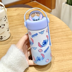 2025 nouveau dessin animé Mini mignon 210ml Thermos tasse petit Portable filtre tasse d'eau avec sangle pour le sport - Product Image 4