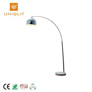 Venta caliente <span class=keywords><strong>Hotel</strong></span> cromo de hierro arco cuello de <span class=keywords><strong>cisne</strong></span> E27 lectura de dormitorio lámpara de piso - Product Image 2