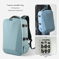 Sac à dos pour appareil photo et drone, coque rigide EVA, léger, portable, résistant aux chocs, imperméable, pour voyages en plein air, sac à dos pour appareil photo reflex numérique, ordinateur portable