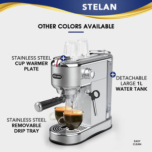<span class=keywords><strong>Cafetera</strong></span> Semiautomática <span class=keywords><strong>Italiana</strong></span> de 15 Bares de Presión para Espresso y Cappuccino en Polvo para Restaurante - Product Image 5