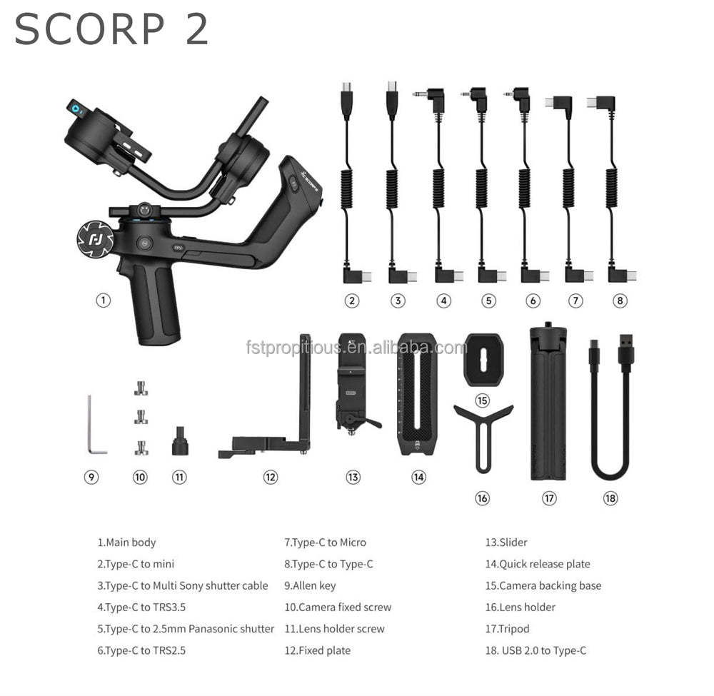 Feiyu SCORP 2 (en inglés)