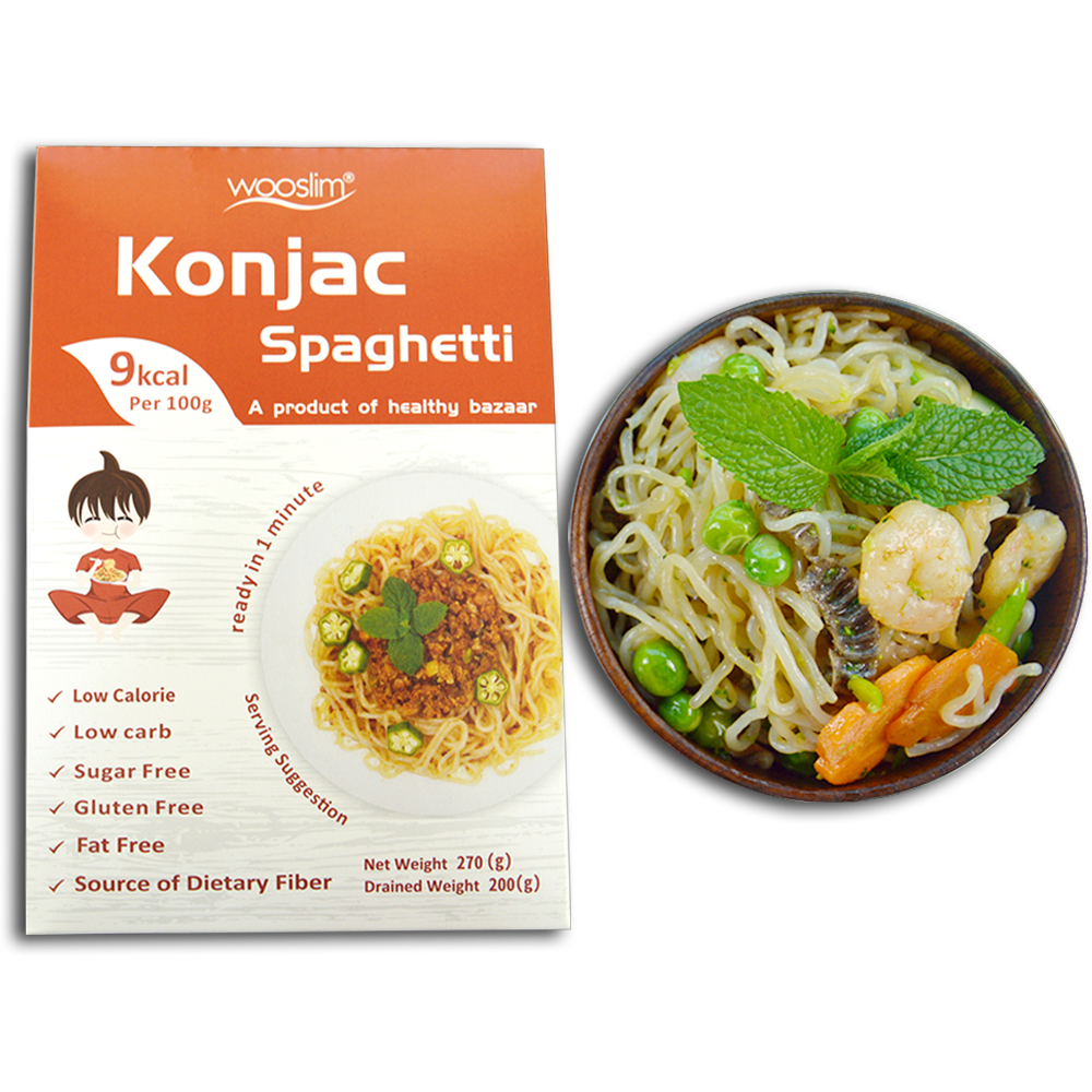Без сахара, Органическая лапша ширатаки для низкой Кето-еды, низкокалорийная паста Конжак быстрого приготовления, спагетти
