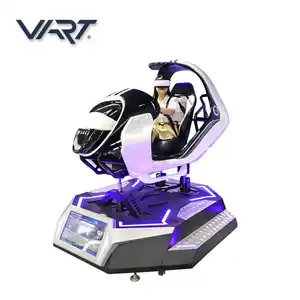 VR展览会上的简易自助9D Vr汽车驾驶模拟器，带游戏椅