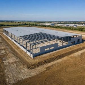 Estructura de Acero para Talleres y Fábricas, Suministro Directo de Fábrica, Precio Competitivo - Product Image 1