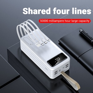 थोक आउटडोर पोर्टेबल पावर बैंक की बड़ी क्षमता 50000 बिजली बैंक पीडी22.5w फास्ट चार्ज के साथ बाहर के लिए डिजिटल - Product Image 3