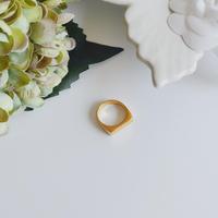 Anpassbare einfache Edelstahl-Gold platte Minimalisti scher böhmischer Siegelring Gravierbarer leerer Balken name für Damen schmuck