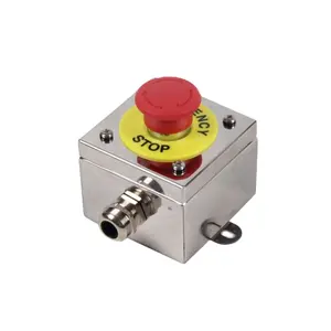 Saipwell Ip65 Waterproof 1 Hole Stainless Steel Metal Push Button Switch Control Box