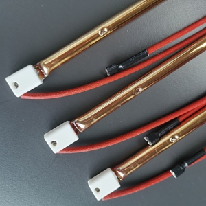 China Factory Gold <strong>Element</strong> <strong>Infrared</strong> 2000W <strong>Quartz</strong> Heating Tube <strong>Halogen</strong> Heating Lamp - Product Image 5