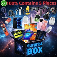 Caja de Regalo Sorpresa con 5 Artículos 100% Aleatorios para Ofertas Especiales - Selección Aleatoria de Audífonos de Alta Gama, Smartphones, Relojes Inteligentes, etc.