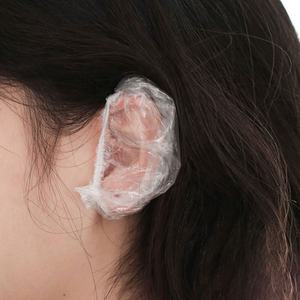 Harga Pabrik Penutup Pelindung Telinga Plastik PE Pewarna Rambut Tahan Air Sekali Pakai - Product Image 2