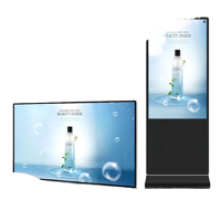 Mejor Pantalla Publicitaria Vertical de 32/43/50/55/65/75 Pulgadas, Montada en Pared, Inteligente, de Alta Definición, Todo en Uno
