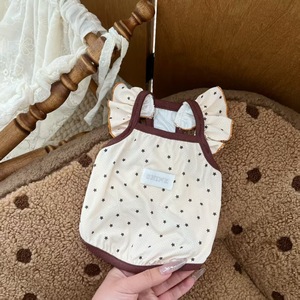 New summer style dog <b>clothes</b>, simple star-patterned suspender dress, cute little flutter sleeves, pet <b>cat</b>, Bichon Frise, Teddy - Product Image 5