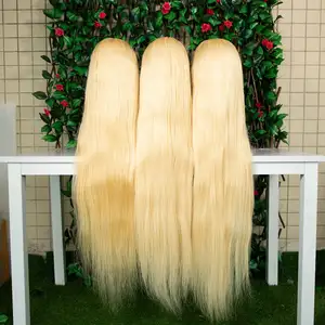 Perruque Full Lace Wig brésilienne 40 pouces, sans colle, cheveux 100% naturels, non traités, pour femmes noires