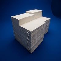 Feuille de papier kraft écologique double face enduite de PE, résistante à l'humidité, pour l'emballage de boissons et d'aliments