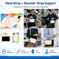 Étui antichoc 360 Armor pour Xiaomi Redmi Pad SE 8.7 2024 avec support rotatif, bandoulière, adapté aux enfants, OEM ODM