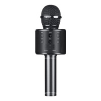 Microphone à condensateur cardioïde sans fil WS858 pour karaoké mobile, idéal pour le KTV familial et l'intégration audio pour enfants