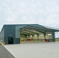 Hangar d'avion préfabriqué en acier de haute qualité et fiable pour le stationnement et la réparation d'avions – Bâtiment à structure métallique