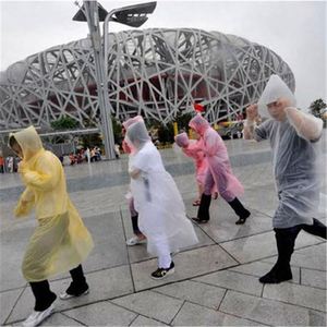 Imperméable jetable pour adulte, à usage unique, imperméable, avec capuche, pour les voyages, le camping, l'extérieur, vêtements de pluie - Product Image 2