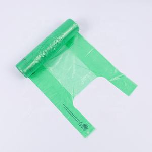 Vente en gros de sacs à provisions en plastique transparents avec logo personnalisé avec poignées pour les aliments - Product Image 4