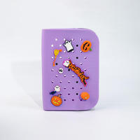 Pochette de rangement en silicone DIY, étanche, avec fermeture éclair, pour petits objets, sac organisateur, logo personnalisé, sac de rangement multifonction pour la maison et l'école