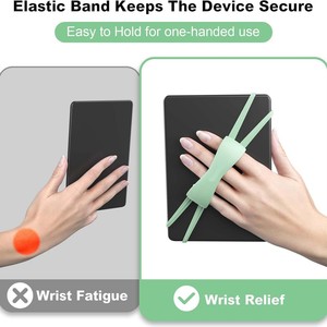 Kindle Reading <b>Stand</b> <b>For</b> <b>Tablets</b> 4.7 8 Inches With Wrist Strap Adjustable Support Mint Green - Product Image 3