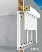 Volets Roulants Automatiques pour Fenêtre Système Électrique Anti-Ouragan en Alliage d'Aluminium Stores Extérieurs