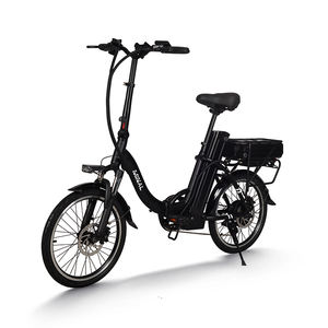 Bicicleta Eléctrica Urbana de 20 Pulgadas, Motor de 250W, Batería Dual de 48V 10.5Ah, 7 Velocidades, Certificación CE, Plegable - Product Image 4