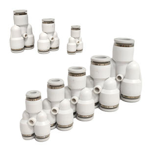 Acoplador Rápido Neumático de Plástico para Manguera de Aire PU/PY/PU/PE de Paso Directo - Product Image 1