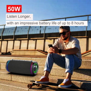 Loa siêu trầm ngoài trời chất lượng cao, di động, không dây, loa thanh với hai bộ khuếch đại âm trầm mạnh mẽ, chống nước IPX7, kết nối <span class=keywords><strong>Bluetooth</strong></span> - Product Image 5