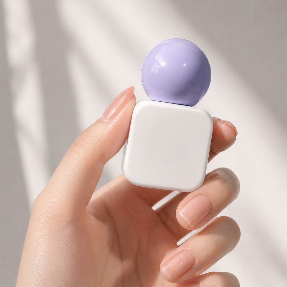 Cap Printing Sample Free Sample Empty Nail Polish Bottle with Brush 10ml Gel Polish Bottle ...