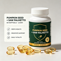 Huile de graines de citrouille et gélules de palmier nain OEM ODM Marque privée Vente en gros Formule personnalisée pour autres compléments de santé